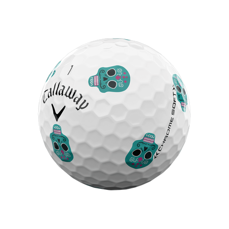 Limited Edition Chrome Soft Truvis Día de los Muertos Golf Balls (Dozen)
